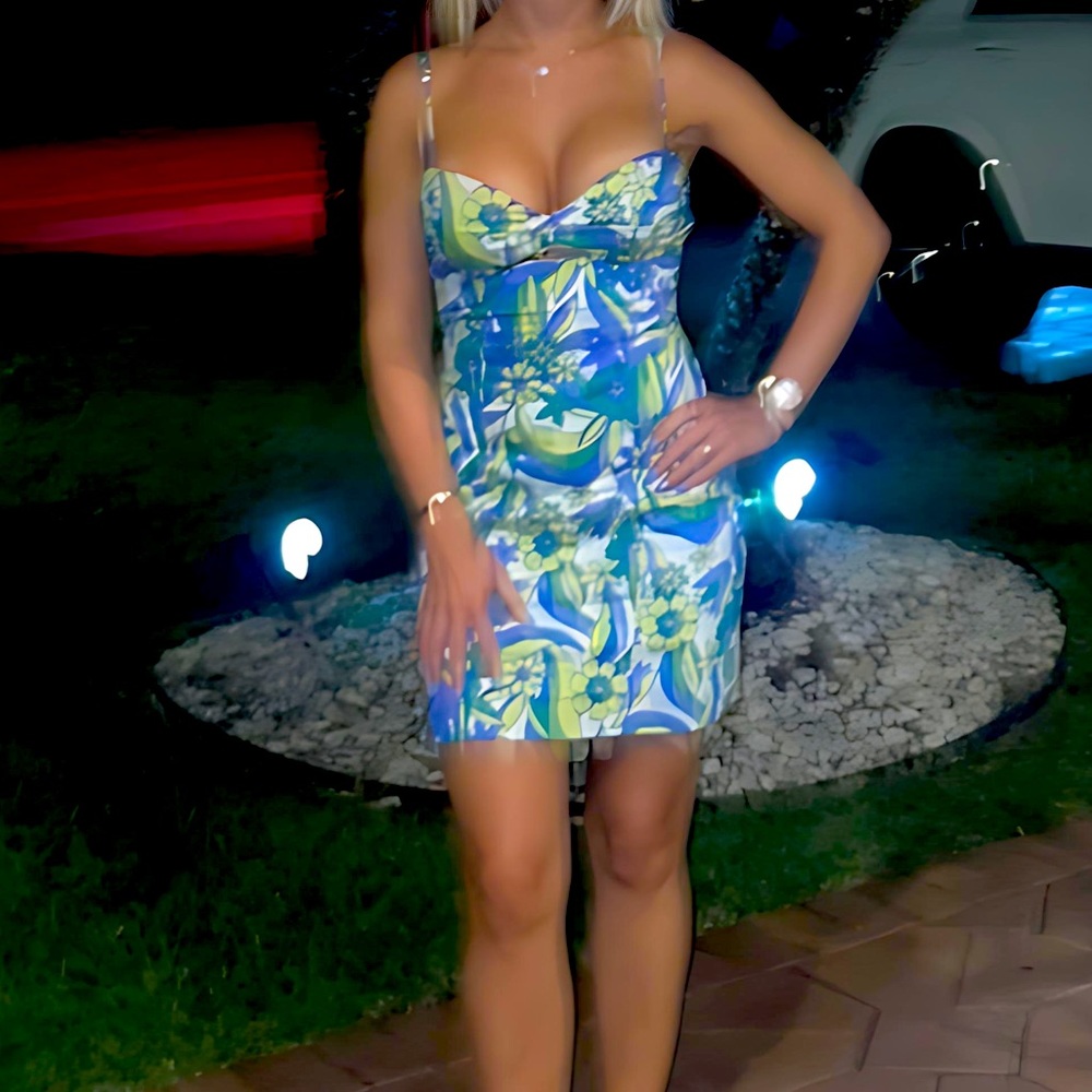 Zara floral mini dress, size XS